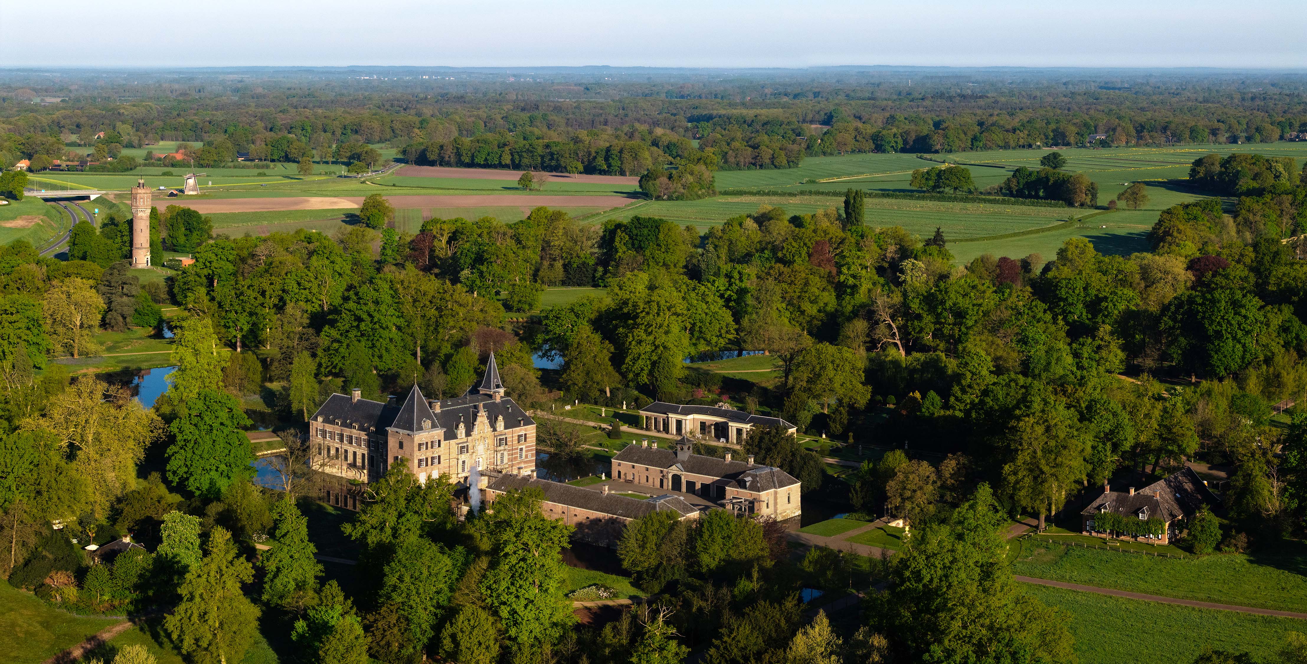 Landgoed Twickel vanuit de lucht - Copyright: Eric Brinkhorst/Landgoed Twickel