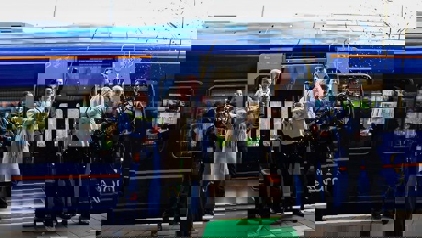 Maaslijn treinen op het spoor in Limburg Maaslijn treinen op het spoor in Limburg