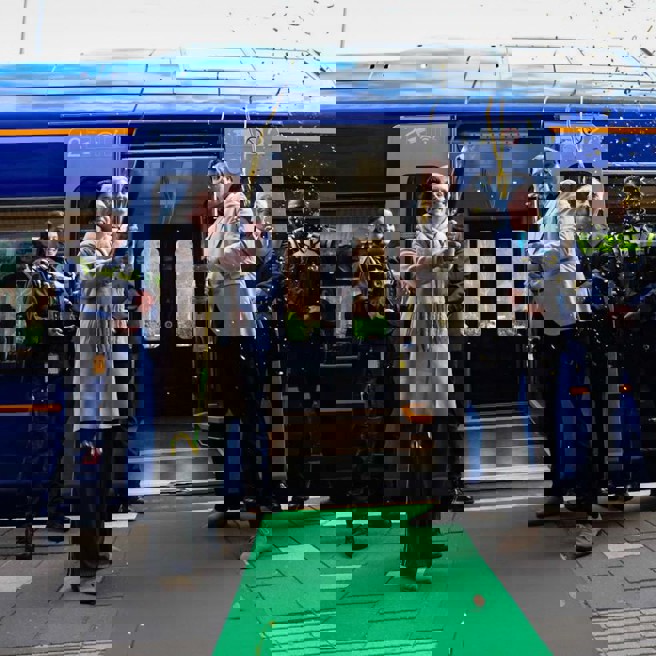 Maaslijn treinen op het spoor in Limburg Maaslijn treinen op het spoor in Limburg